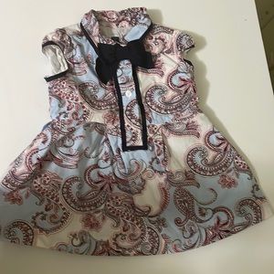 Janie and Jack print baby girl dress